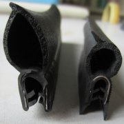 rubber seal strip with metal clip